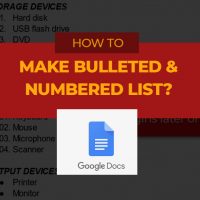 jess tura how to make bulleted and numbered lists in google docs